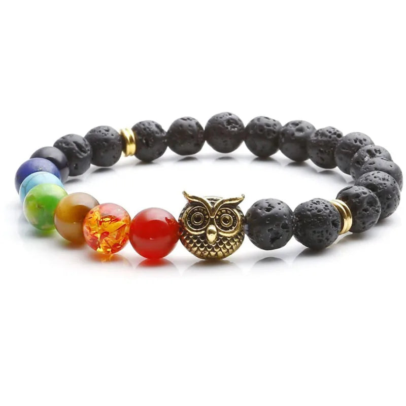 Natural Stone Beads Bracelets for Women Men Chakra Stones Bracelets Indian Yoga Braclets Women'S Healthy Stone Beads Jewelry
