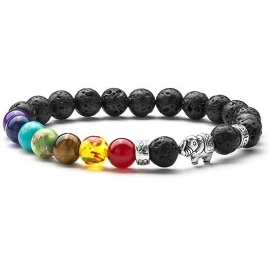 Natural Stone Beads Bracelets for Women Men Chakra Stones Bracelets Indian Yoga Braclets Women'S Healthy Stone Beads Jewelry