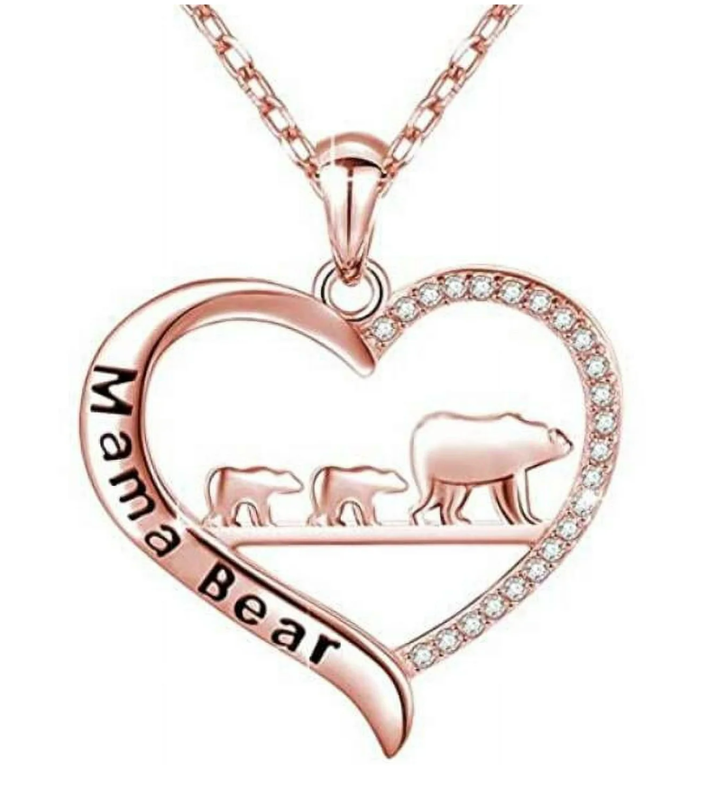 Copper “Mama Bear” Necklace – A Symbol of Strength & Love